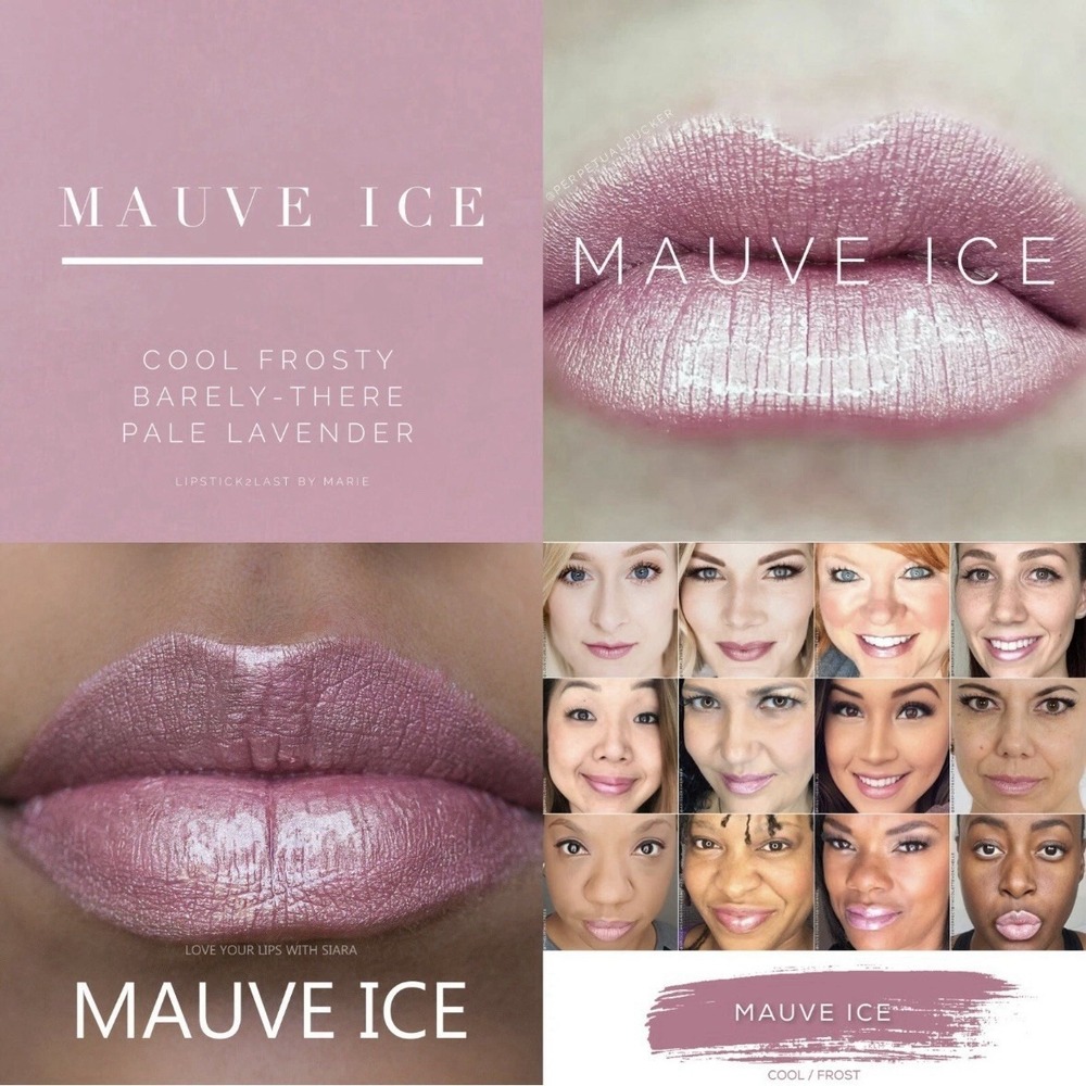 LipSense AUTHENTIC Long Lasting Lip Color Full Size – Mauve Ice | MSRP = $32